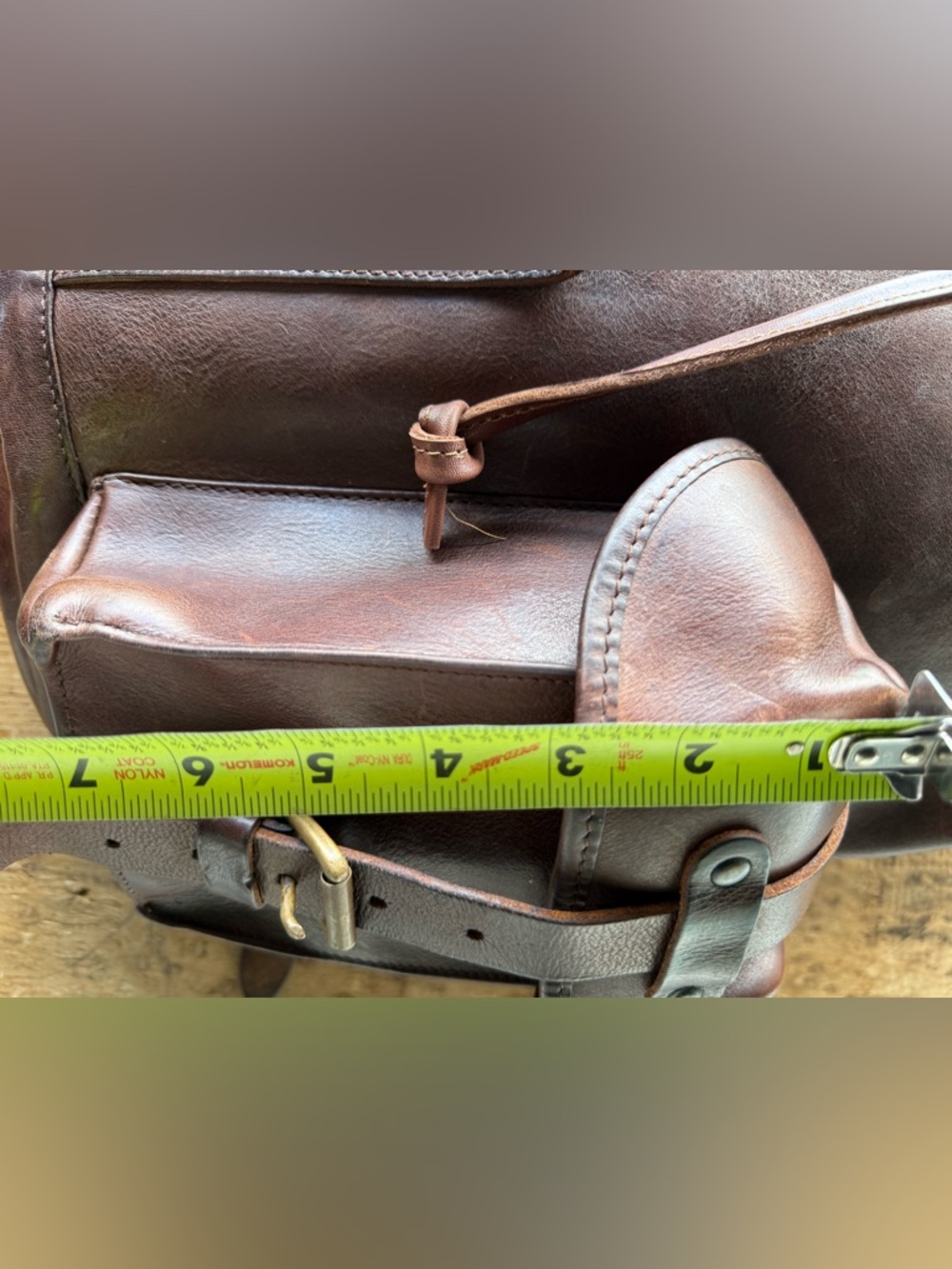 Double RL RRL & Co. Original Riley Rucksack Heritage Leather Backpack - Picture 12 of 13